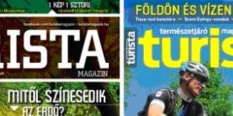 A Turista magazin korábbi és jelenlegi címlapja, részlet, forrás: Turista Magazin