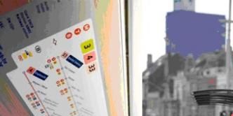 A közösségi közlekedés infografikája, forrás: VisitBrussels