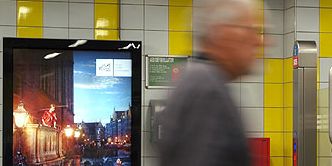 Promóció a metróban is, forrás: PTO
