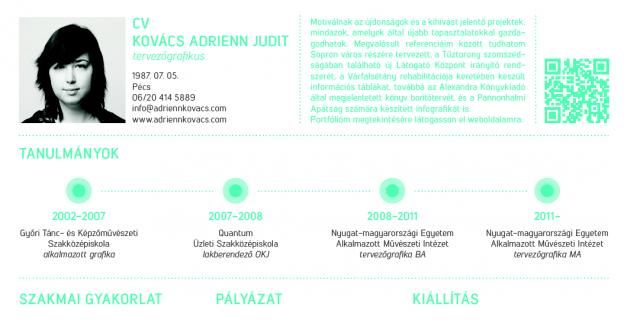 Kovács Adrienn CV, forrás: Kovács Adrienn