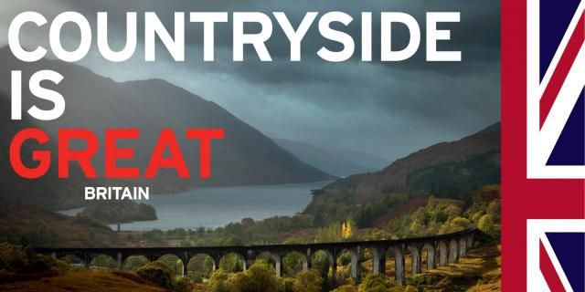 A kampány plakátja a vidéket is népszerűsíti, forrás: VisitBritain